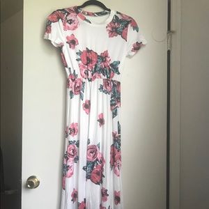 Floral maxi dress